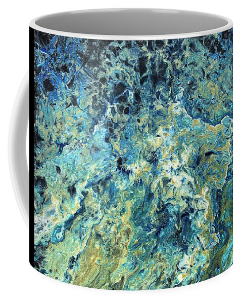 Floral Coffee Mug featuring the painting Hydrangea by Nicole DiCicco