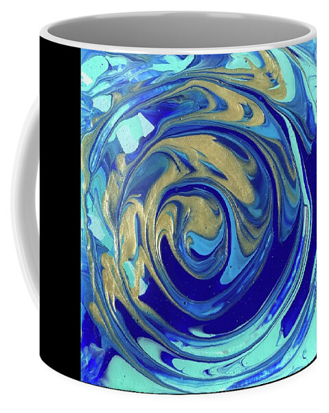 Whirl Coffee Mug featuring the painting Hypnosis by Nicole DiCicco
