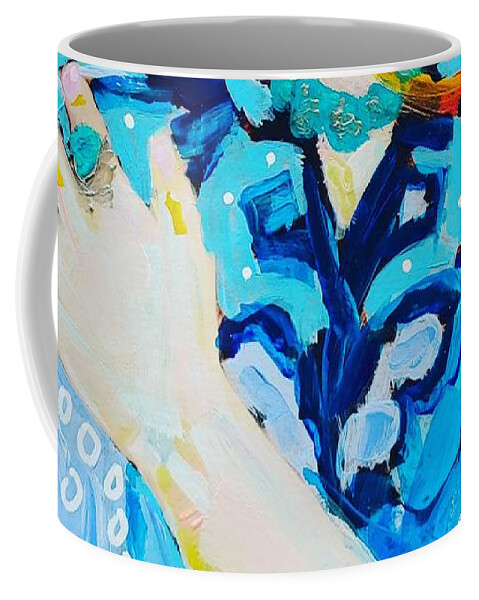  Coffee Mug featuring the painting I Am Beautiful by Pam Gillette