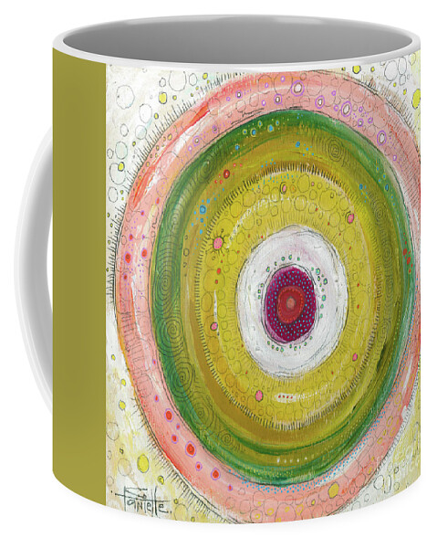 I Am Enough Coffee Mug featuring the painting I Am Enough by Tanielle Childers