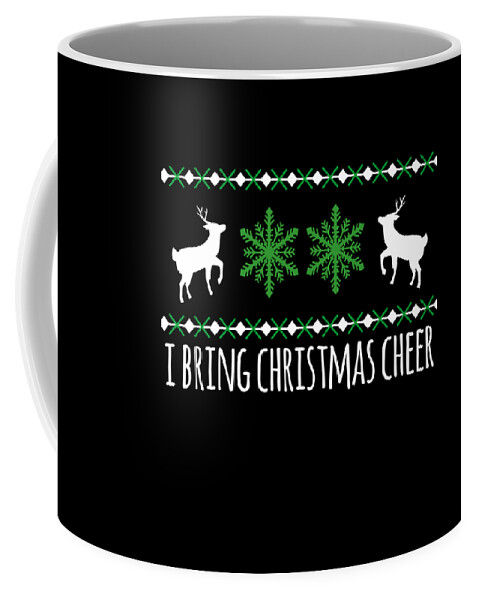 Christmas 2023 Coffee Mug featuring the digital art I Bring Christmas Cheer by Flippin Sweet Gear
