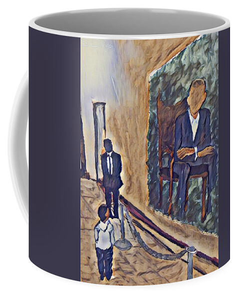  Coffee Mug featuring the painting I Can by Angie ONeal
