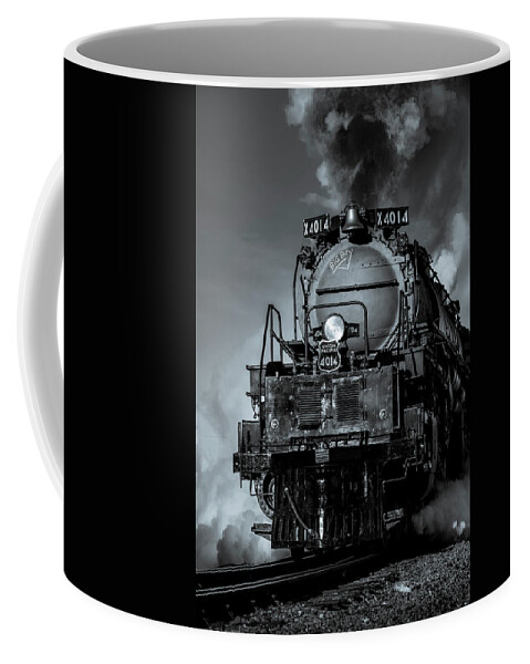 Train Coffee Mug featuring the photograph I Hear The Train a Comin by David Morefield