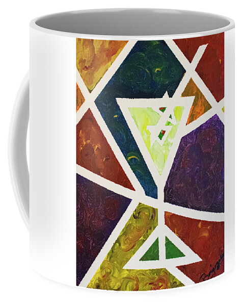 Martini Coffee Mug featuring the painting I Like it Dirty by Bonny Puckett