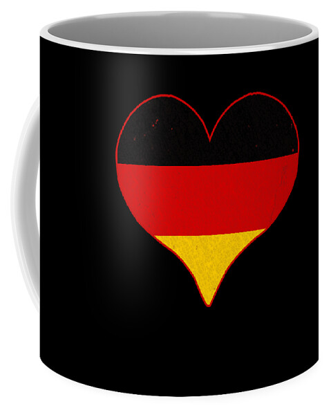Germany Coffee Mug featuring the digital art I Love Germany Flag by Flippin Sweet Gear