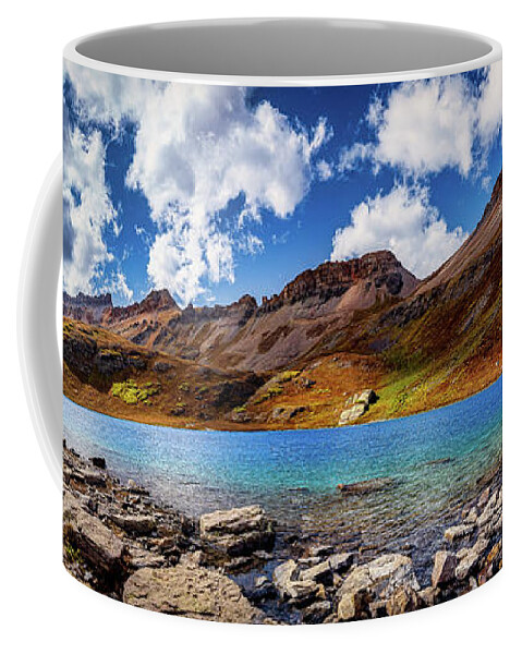 Ice Lake Coffee Mug featuring the photograph Ice Lake Panorama by Bradley Morris