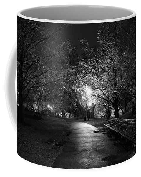 Inwood Coffee Mug featuring the photograph Ice Storm, Isham Park by Cole Thompson