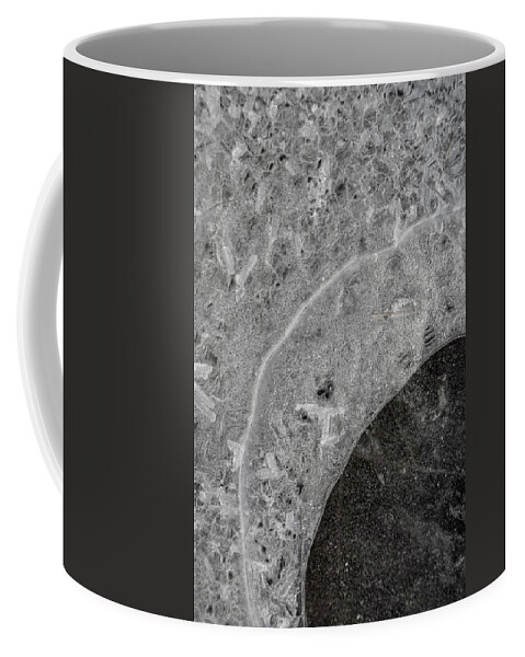Abstract Coffee Mug featuring the photograph Ice Texture by Karen Rispin