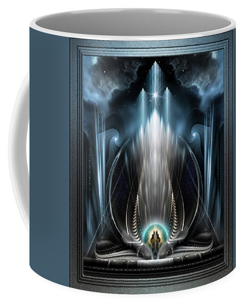 Fractal Coffee Mug featuring the digital art Ice Vision Of The Imperial View by Rolando Burbon