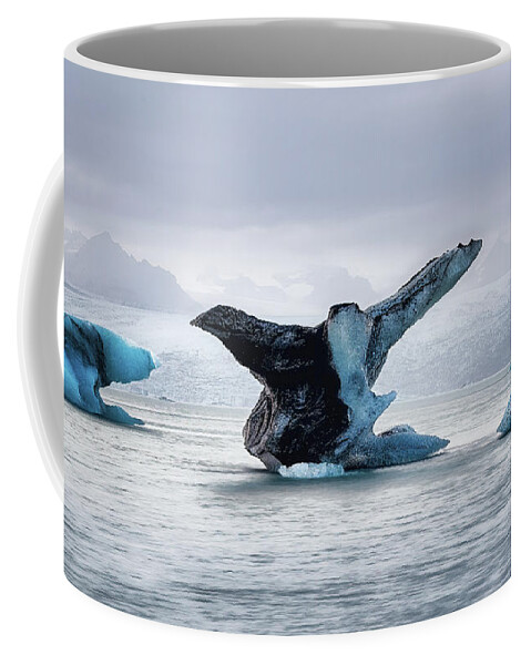 Breiðamerkurjökull Coffee Mug featuring the photograph Icebird by Dee Potter