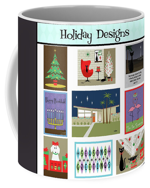  Coffee Mug featuring the digital art Icon For Holiday Collection by Donna Mibus