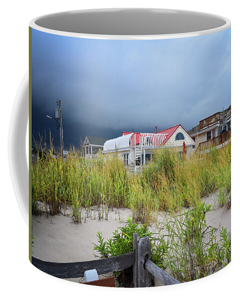 Beach Coffee Mug featuring the photograph Ida Approaching by Steven Nelson