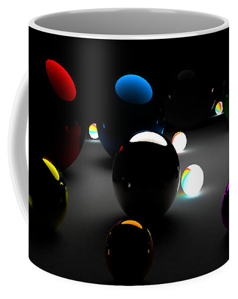 3d Coffee Mug featuring the digital art Illuminance II by Williem McWhorter
