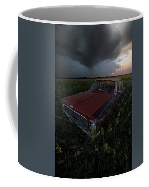 Canon Eos R5 Coffee Mug featuring the photograph I'm Broken by Aaron J Groen