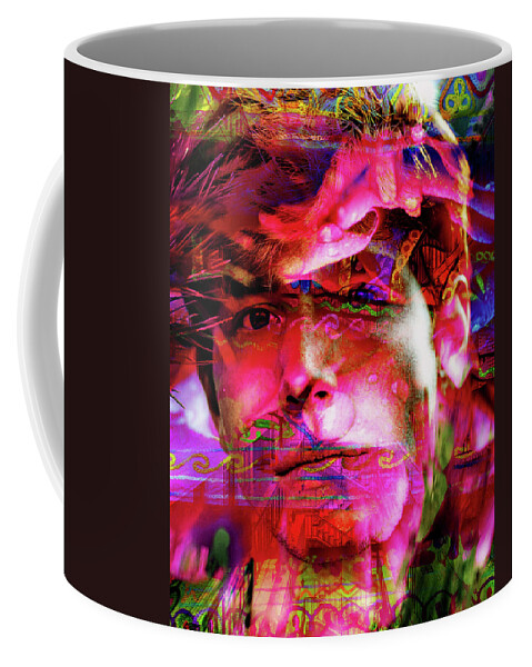 Collage Coffee Mug featuring the digital art Imagination by John Vincent Palozzi