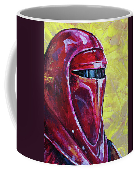 Star Wars Coffee Mug featuring the painting Imperial Guard by Aaron Spong