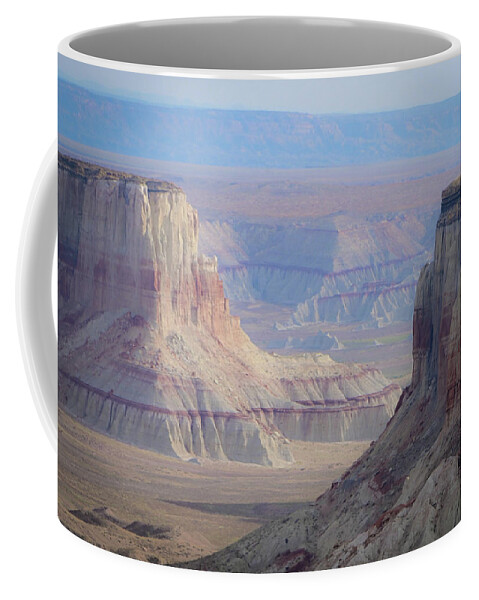 Arizona Coffee Mug featuring the photograph An Impressionist Coal Mine Canyon by Matt MacMillan