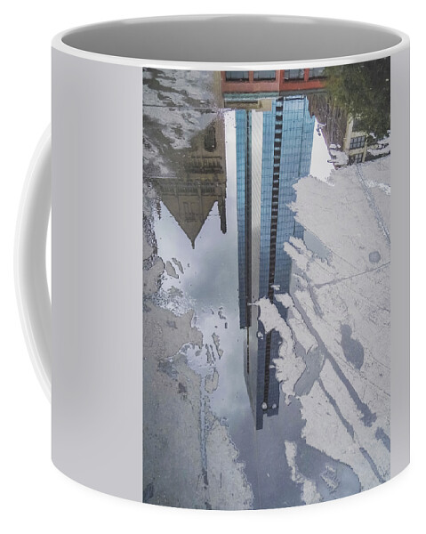 Architecture Coffee Mug featuring the photograph In a Single Bound by Christi Kraft