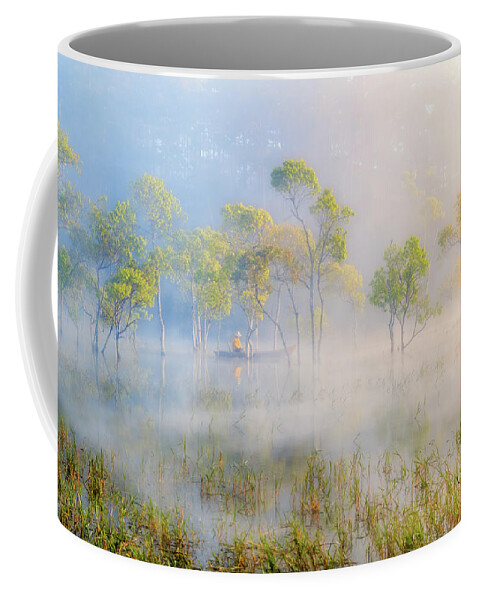 Swamp Coffee Mug featuring the photograph In The Swamp by Khanh Bui Phu