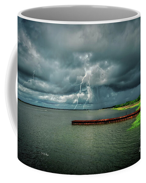 Landscapes Coffee Mug featuring the photograph Incoming by DB Hayes