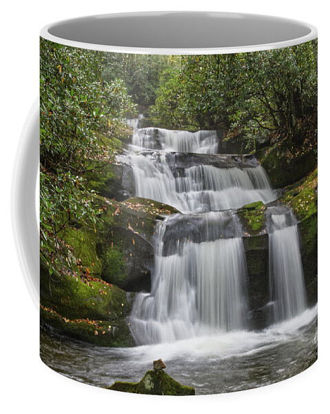 Indian Flats Falls Coffee Mug featuring the photograph Indian Flats Falls 14 by Phil Perkins