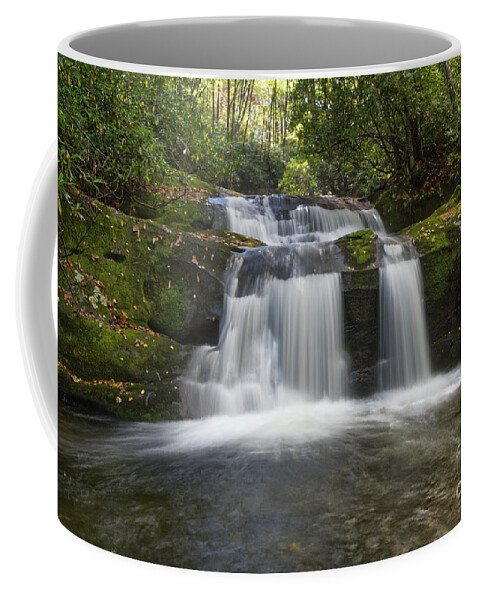 Indian Flats Falls Coffee Mug featuring the photograph Indian Flats Falls 15 by Phil Perkins