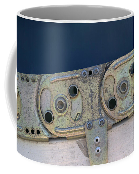 Abstract Coffee Mug featuring the photograph Industrial Abstract #2 by Kae Cheatham