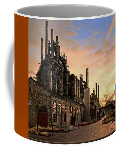 Bethlehem Coffee Mug featuring the photograph Industrial Landmark by DJ Florek