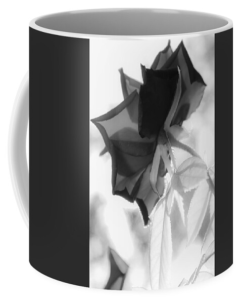 Rose Coffee Mug featuring the photograph Infrared Red Rose by W Craig Photography