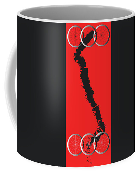 Digital Art Coffee Mug featuring the digital art Inner City Banner 1 by Jerald Blackstock