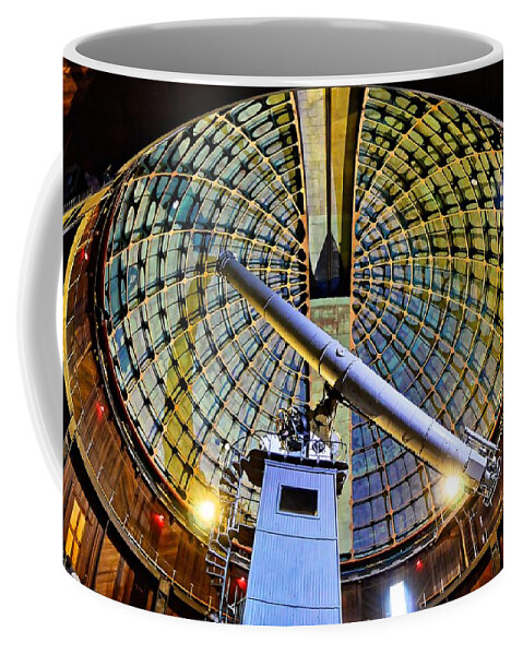Technology Coffee Mug featuring the photograph Inner Dome - Lick Observatory, California by KJ Swan