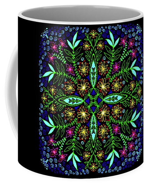  Coffee Mug featuring the drawing Inner Fire by Angela Treat Lyon