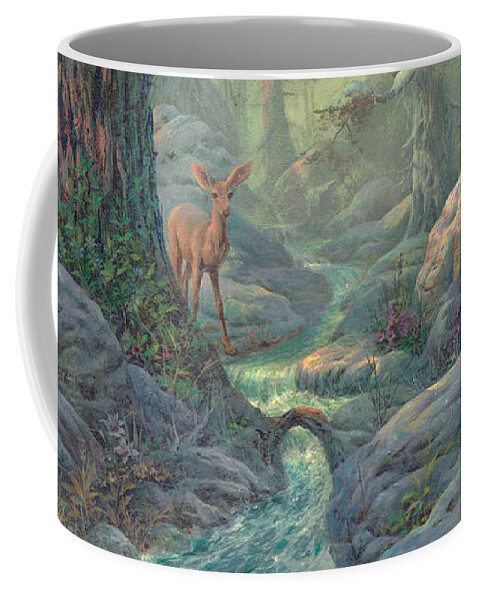 Michael Humphries Coffee Mug featuring the painting Innocence by Michael Humphries