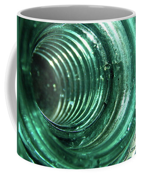 Insulator Coffee Mug featuring the photograph Inside of an Insulator by Phil Perkins
