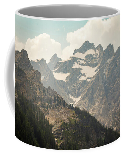 Mountains Coffee Mug featuring the photograph Inspirational Mountain Range by Katie Dobies