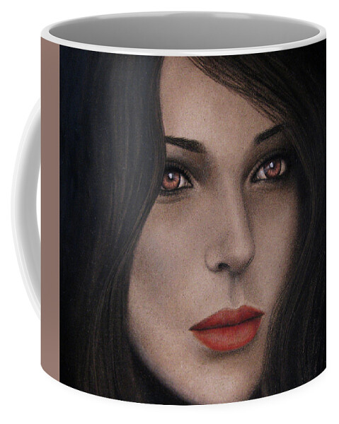 Intensity Coffee Mug featuring the painting Intensity by Lynet McDonald