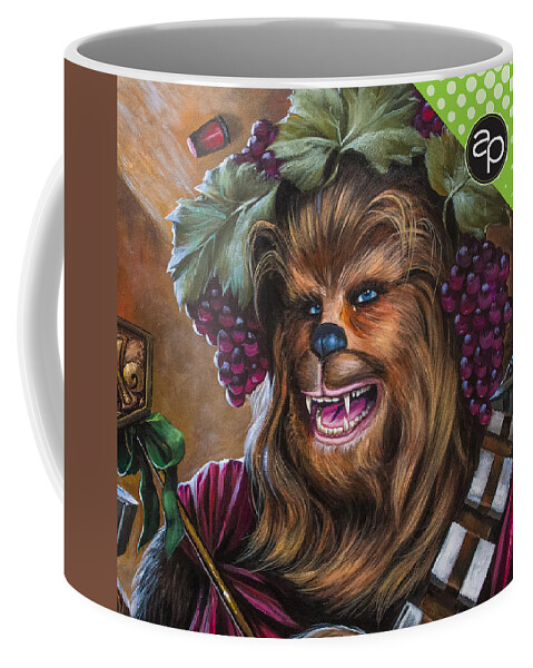 Intergalactic Krewe Of Chewbacchus Coffee Mug featuring the digital art Intergalactic Krewe of Chewbacchus by Art of the Parade Society