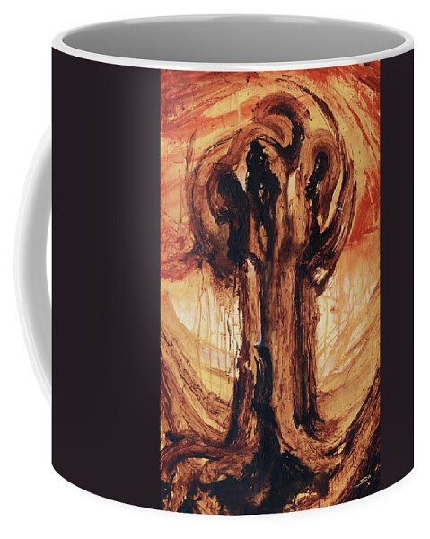 Nature Coffee Mug featuring the painting Intimate Vibes Captor by Sv Bell