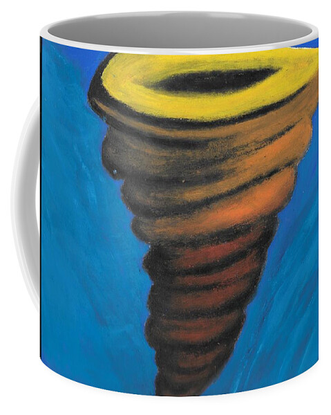 Desire Coffee Mug featuring the painting Into the Vortex by Esoteric Gardens KN