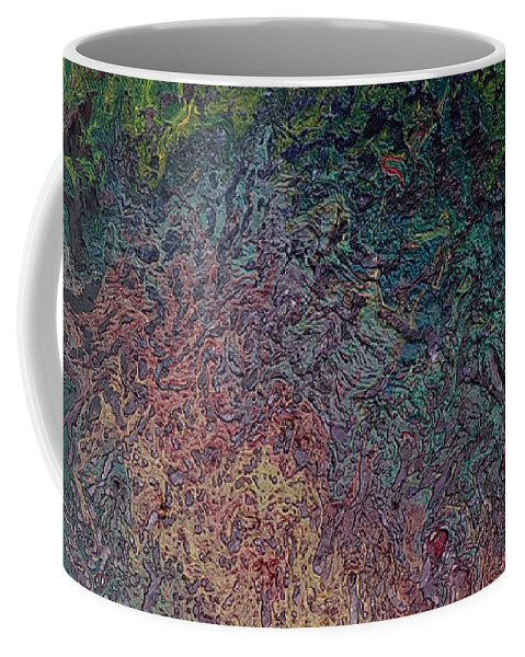 Painting Coffee Mug featuring the painting Into the Wood by Sylvia Brallier