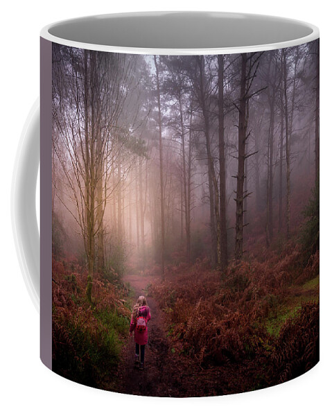 Woods Coffee Mug featuring the photograph Into the woods by Chris Boulton