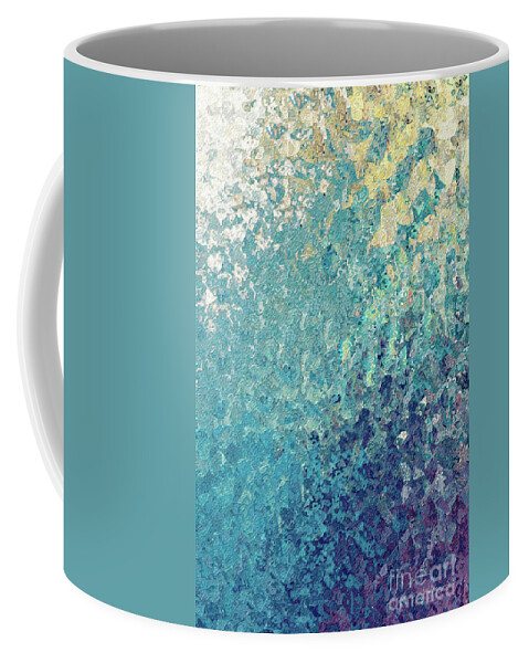 Blue Coffee Mug featuring the painting Isaiah 12 2. My Strength And Song. by Mark Lawrence