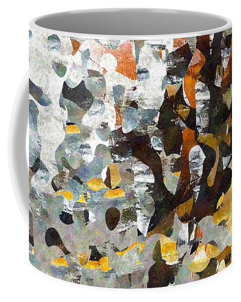 White Coffee Mug featuring the painting Isaiah 50 4. Awaken Me To Hear. Bible Verse Christian Inspiration Scripture Wall Art by Mark Lawrence