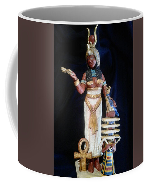 Goddess Coffee Mug featuring the painting Isis by James RODERICK