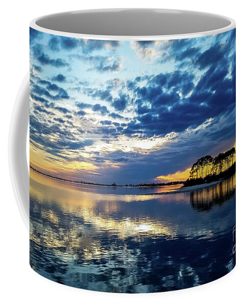 Island Coffee Mug featuring the photograph Island Sunset, Perdido Key, Florida by Beachtown Views