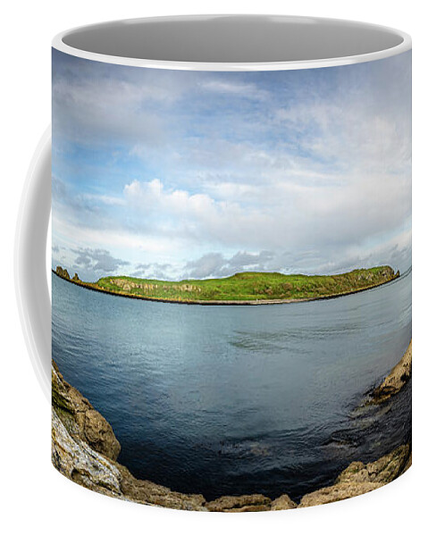 Isle Of Muck Coffee Mug featuring the photograph Isle of Muck Panorama by Nigel R Bell