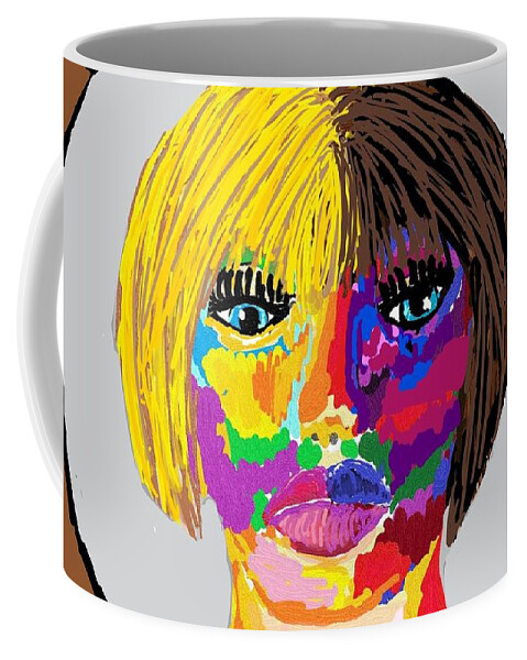 Girl Coffee Mug featuring the digital art Isolation by Diane Dahm