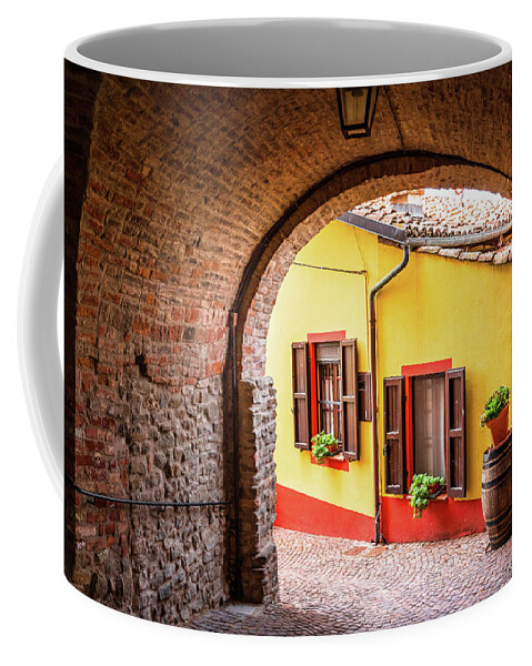 Langhe Hills Coffee Mug featuring the photograph Italian hideaway by Robert Miller