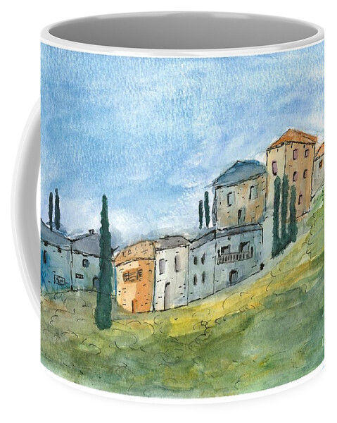 Water Coffee Mug featuring the painting Italiano by Loretta Coca
