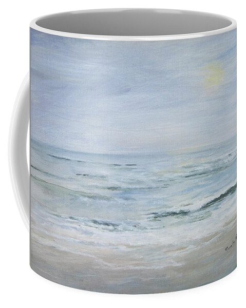 Acrylic Coffee Mug featuring the painting It's a New Day by Paula Pagliughi